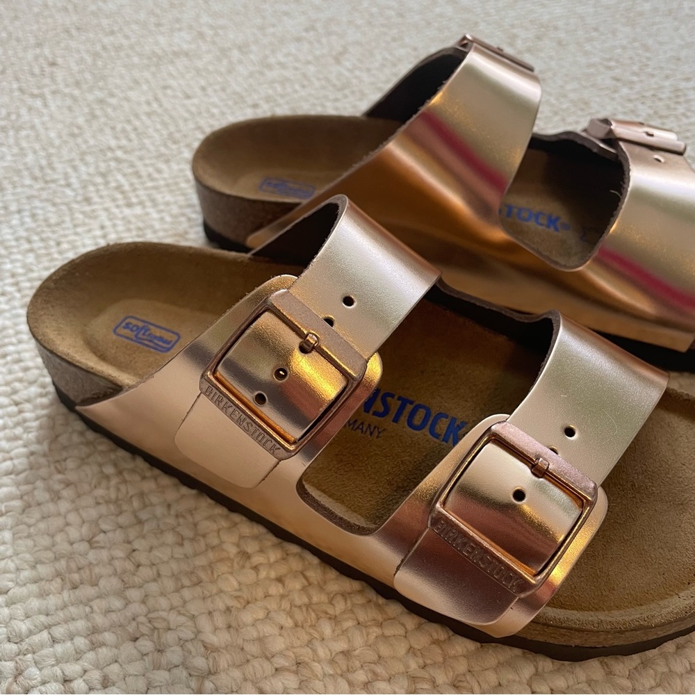 Birkenstock Arizona Metallic Copper 35